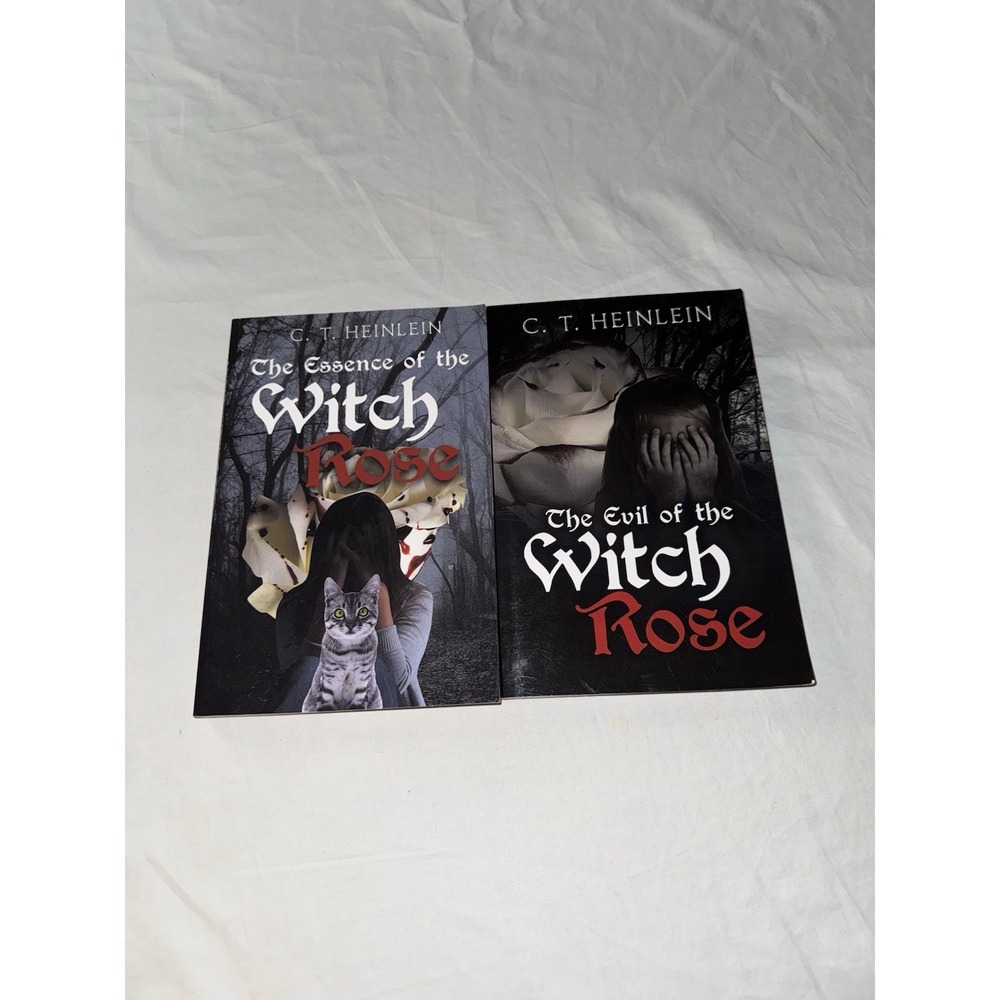 C.T. Heinlein Witch Rose Series Lot 2 Paperback Books Evil & Essence 2018